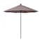 California Umbrella 9' Black Aluminum Market Umbrella, Sunbrella Gateway Blush 194061335529 - alternate 1